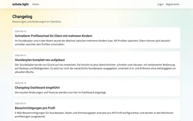 Screenshot von Schola Light